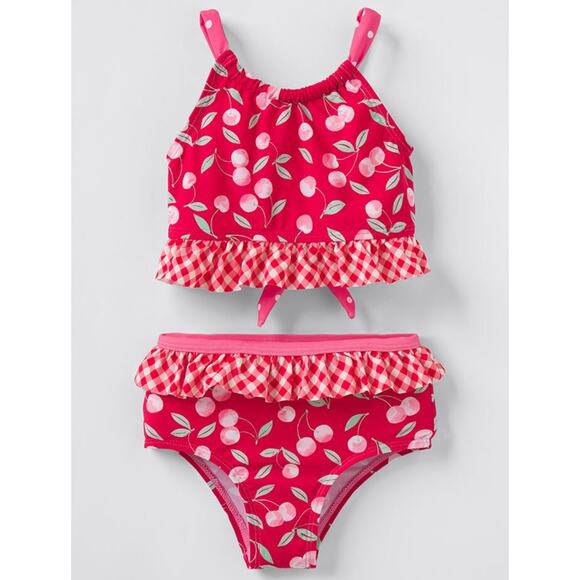 MATILDA JANE Enchanted Garden Sandy Springs Two-Piece Cherry Swimsuit - Picture 1 of 7
